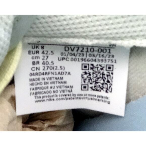 Nike Dunk Low Retro SE "Gone Fishing" Photon Dust/Light Silver Men Size 9 NIB - Picture 11 of 13